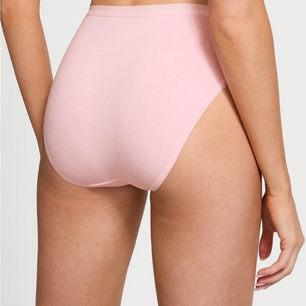 Victoria's Secret Pink (Pretty Blossom) Stretch Cotton High-Leg Brief Panty - Picture 2 of 4